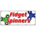 Signmission FIDGET SPINNER BANNER SIGN tri-spinner edc toy stress reducer fydget B-120 Fidget Spinner
